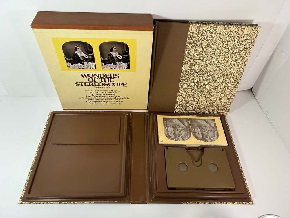 Ephemera Victorian Wonders Of The Stereoscope John Jones book Set history 1979